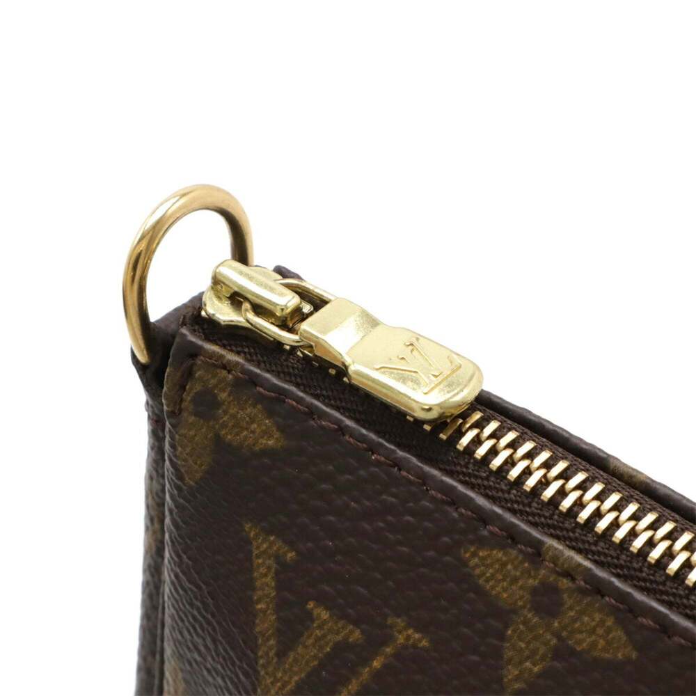 LOUIS VUITTON Authentic Brown Monogram Pochette Mini Bag - Picture 5 of 9